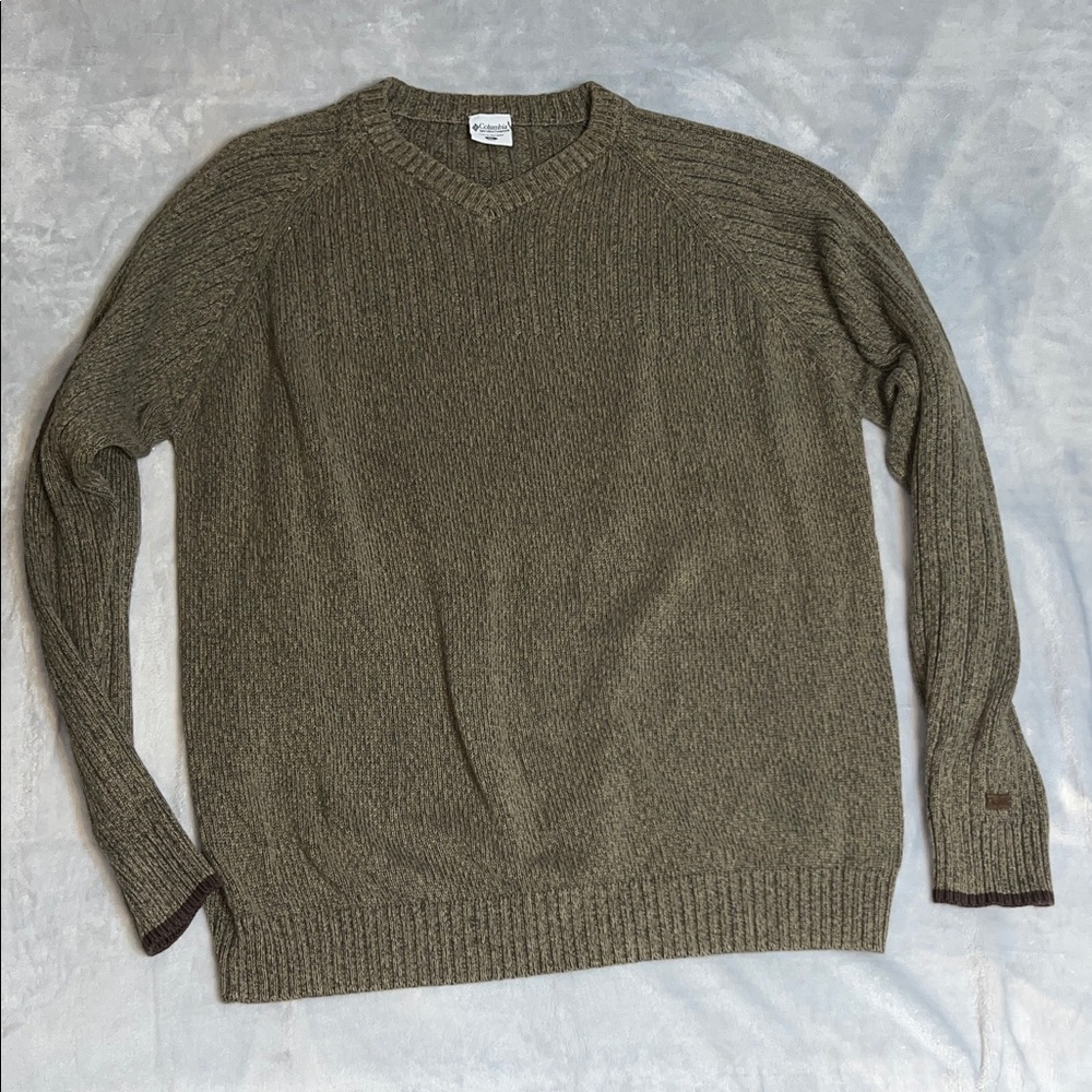 Men's Columbia Olive Sweater